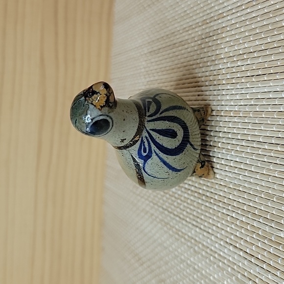 Vintage Tonala Clay Mexican Folk Art Pottery Tall Pheasant Bird - Picture 3 of 12